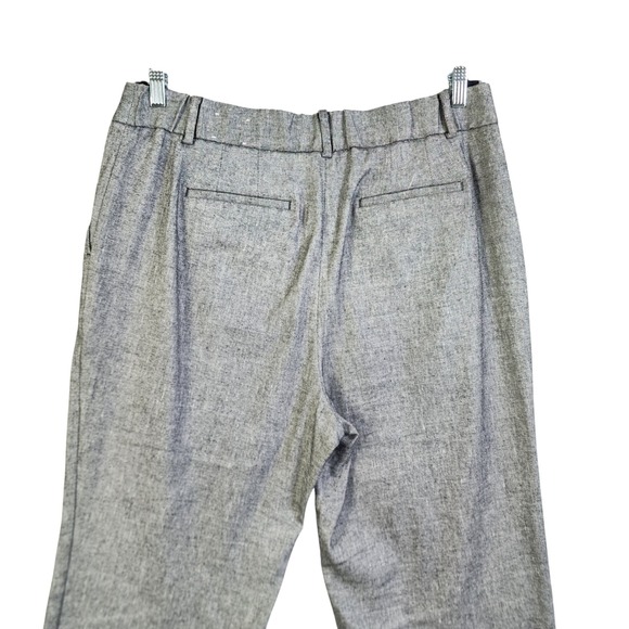 Talbots Womens Bristol Pant Size 14 Linen Blend Pascala Texture Pleated Trousers - Picture 5 of 13